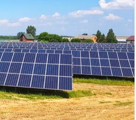 Ground-mounted photovoltaic plant